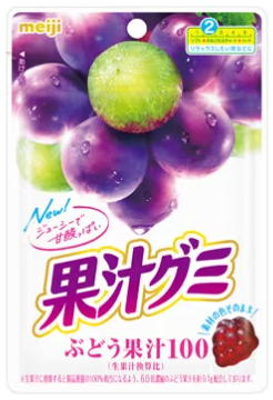 明治　果汁グミぶどう